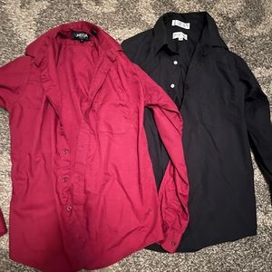 Boys size 14 set of two boy’s dress shirt